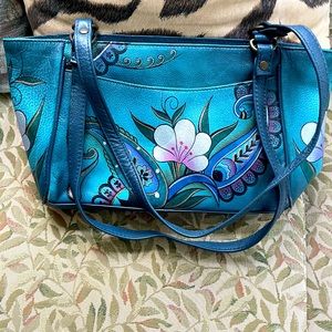 Anuschka hand painted shoulder bag